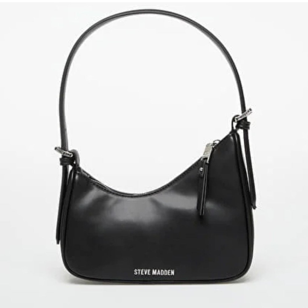 Steve Madden BSmith Asymmetrical Shoulder Bag – Black – NIB‎